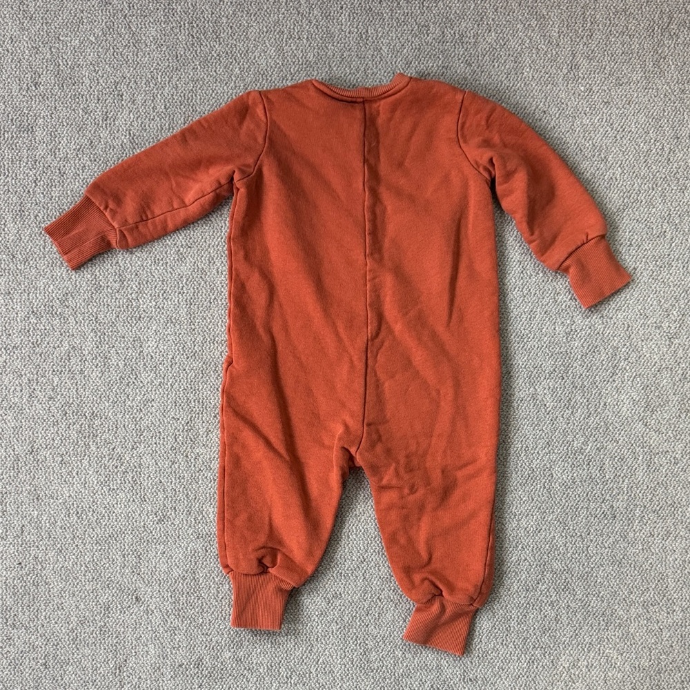Mini Rodini Rust One Piece with Deer Patch - Picture 4 of 4